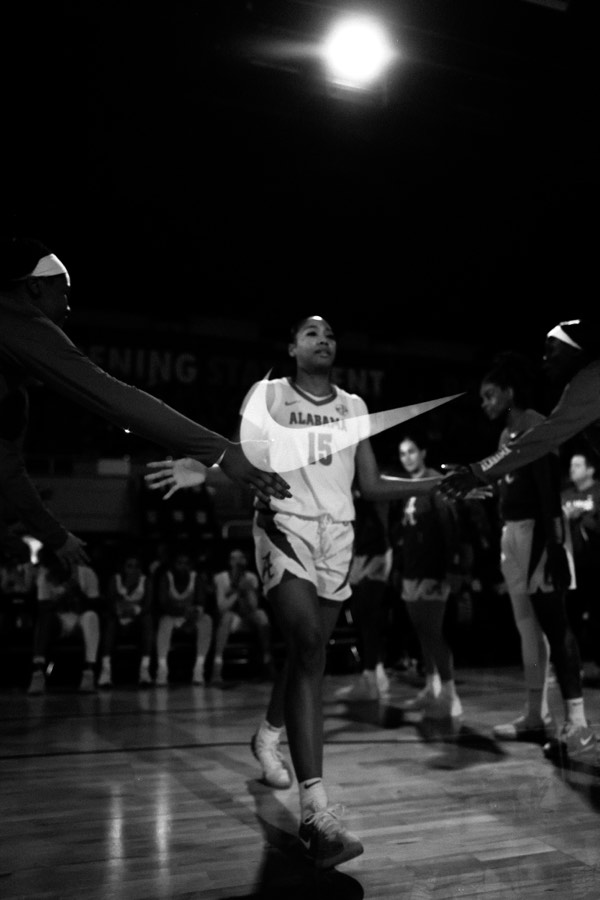 Nike moment on court.